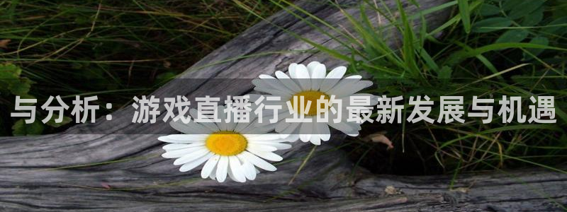 蓝冠娱乐登录地址：与分析：游戏直播行业的最新发展与机遇